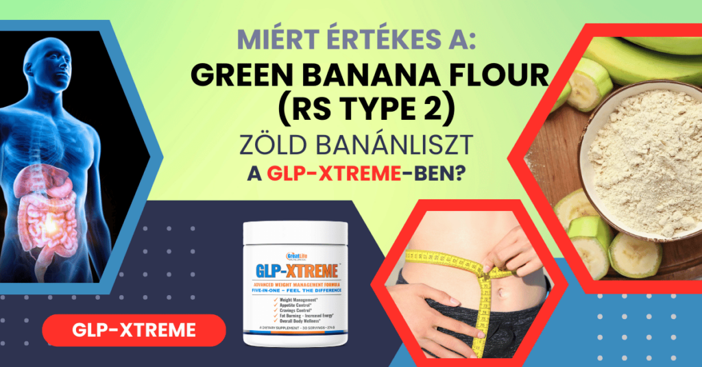 Hogyan támogatja a Green Banana Flour (RS Type 2) az egészséges fogyást a GLP-XTREME termékben?