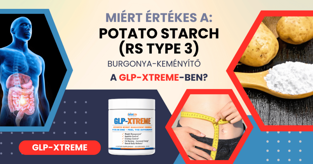 Hogyan segít a Potato Starch (RS Type 3) a tartós fogyásban a GLP-XTREME termékben?